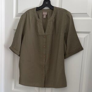 Chico’s Button-Front Blouse